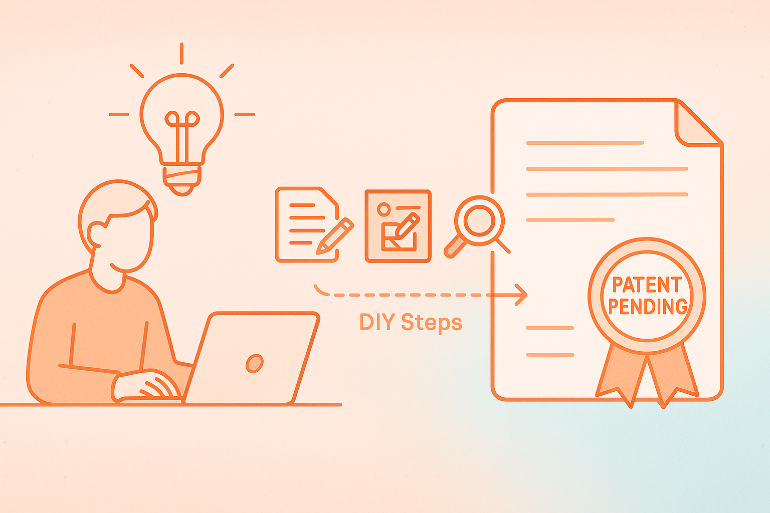 DIY patent filing illustration